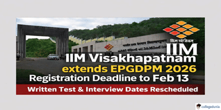 IIM Visakhapatnam Extends EPGDPM 2026 Registration Deadline to February 13; Check New Schedule Here